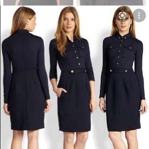 burberry military pencil dress